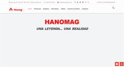 Desktop Screenshot of hanomag.com.ar