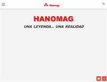 Tablet Screenshot of hanomag.com.ar